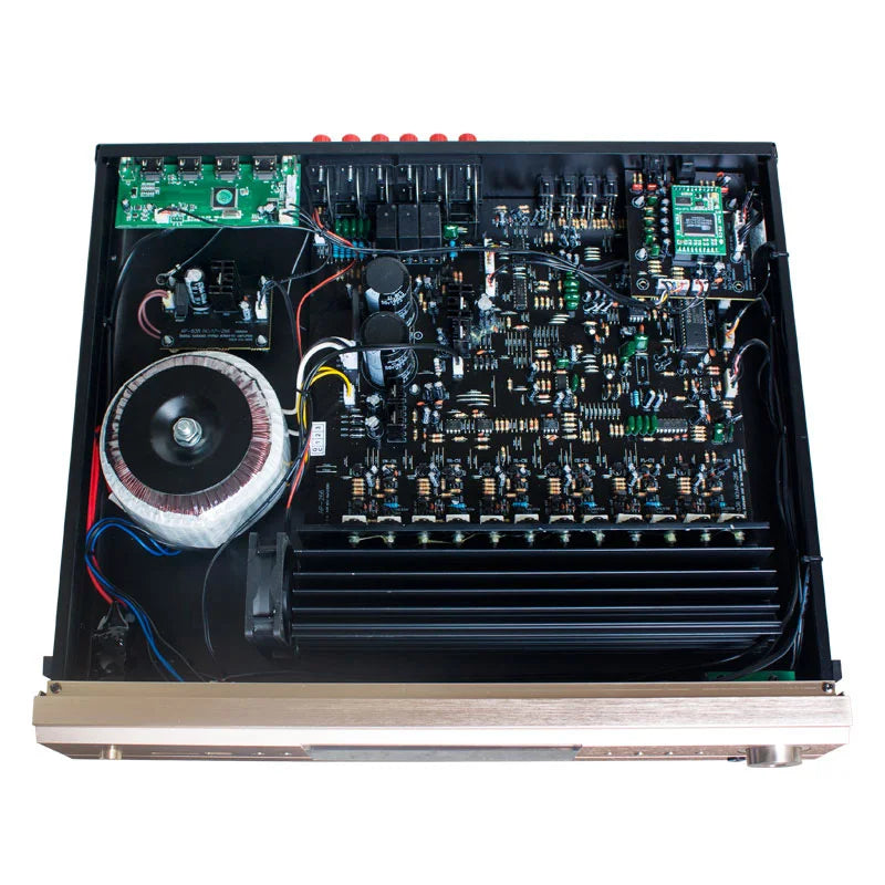 5.1 Home Theater Amplifier HDMI2.1 eARC HD 8K3D Dolby Digital AC-3/DTS Optical/Coaxial Audio,Independent 6 channel,Bluetooth/USB