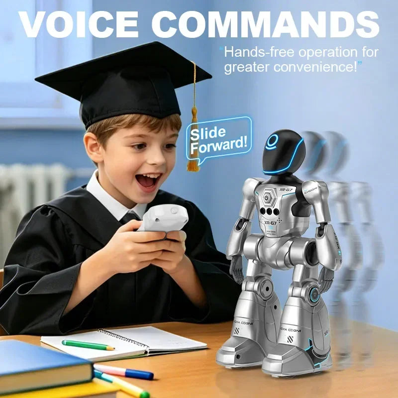 Intelligent RC Robot Programming Gesture Sensing Remote Controll Robots Smart Intelligent Dancing RC Robot Toy Gift for Kid