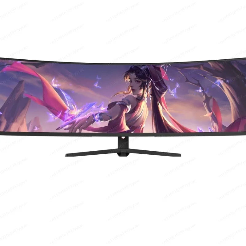 Near 5K Near 4K 165Hz 49 Inch 32:9 Ultra Wide Gaming Monitor HVA Panel Desktop PC Curved Display Hairtail Screen