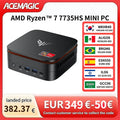 ACEMAGIC Ryzen 7 7735HS Gaming Mini PC 24GB LPDDR5 6400MHz 1TB NVMe SSD Radeon Graphics 8C 16T Desktop Computer 4K Triple Displa
