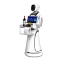 Amy Humanoid AI Robot Waiter for Restaurant / Coffee Shop Automatic Walk and Talk Meal Delivery Robot