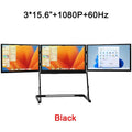 15.6 Inch Three Screen Display Portable Monitor 100%sRGB 360° Foldable External Display For Laptop/Windows/MacOS/Stock Trading