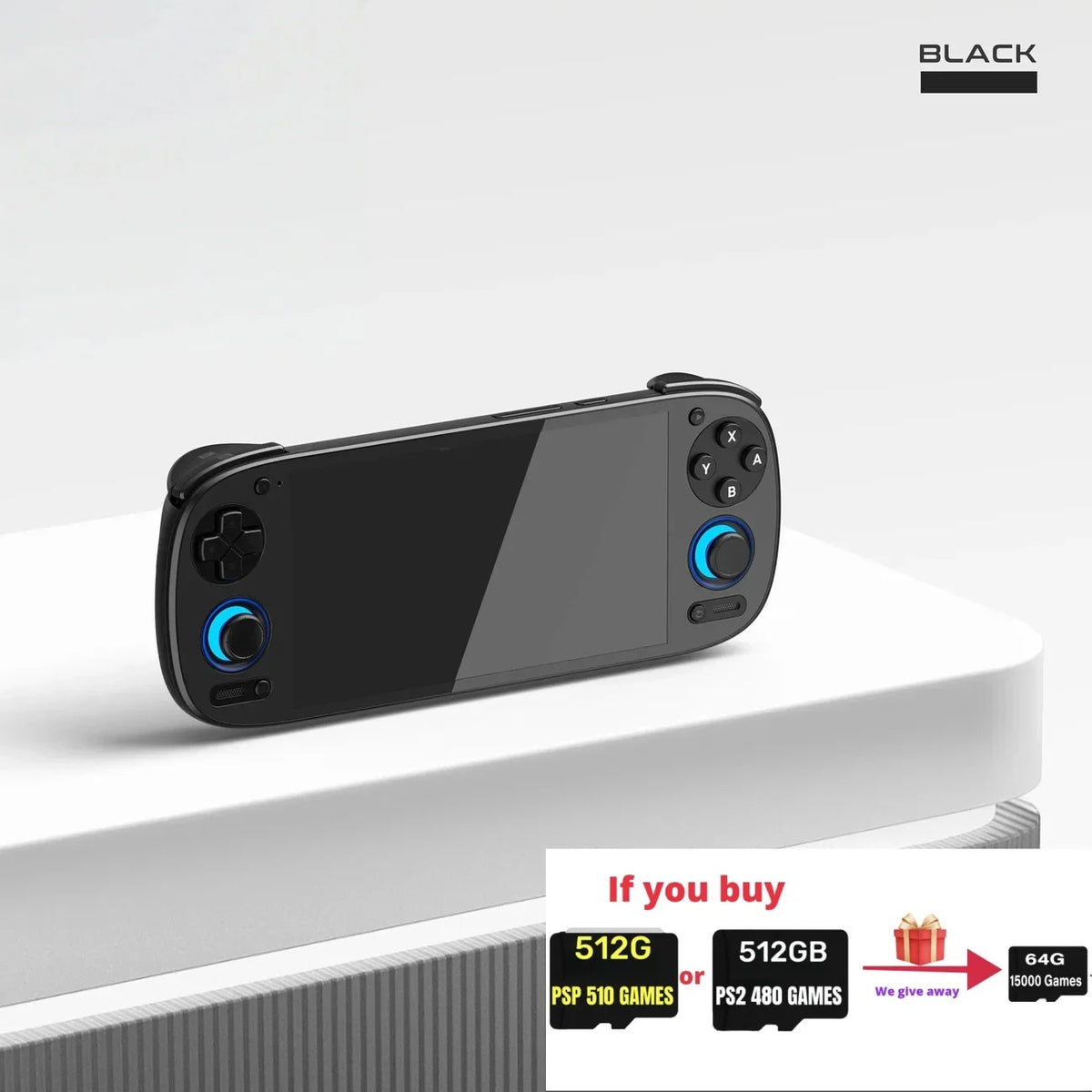 Retroid Pocket 5 RP5 Retro Handheld Video Game Console Video Player 5.5 Inch OLED Touch Screen Android13 Wifi Bluetooth PSP PS2