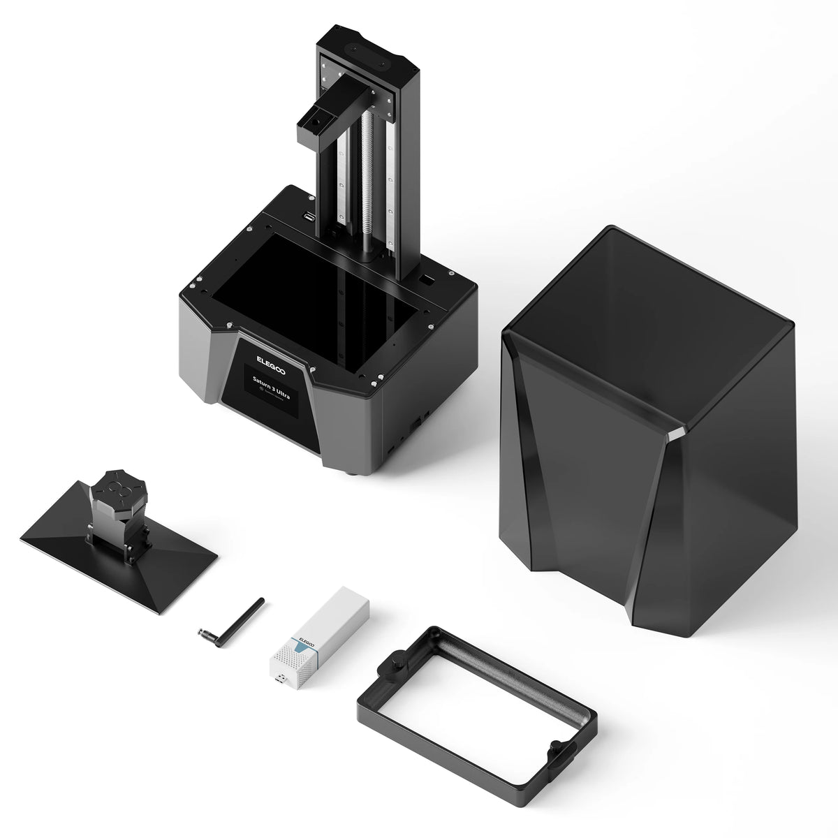 ELEGOO Mars 5 Ultra SATURN 3 Ultra SATURN 4 Ultra 12K SATURN 4 Ultra 16K 3D Printer Plus 1 pc Water Washable Resin 1KG