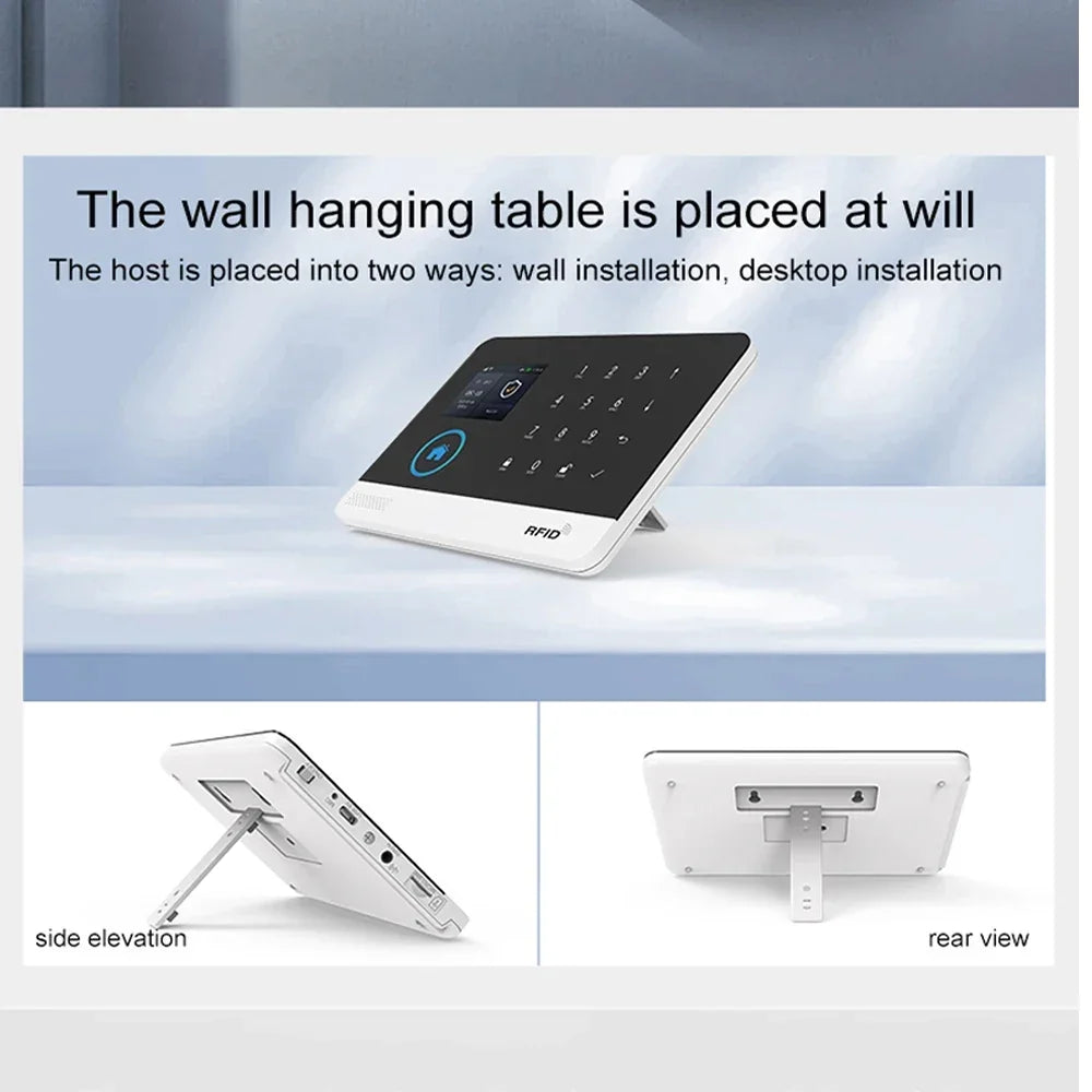 PGST Home Alarm System, WIFI Security Alarm, Anti-Theft with Door Motion Sensor, Works with Your Control and Alexa