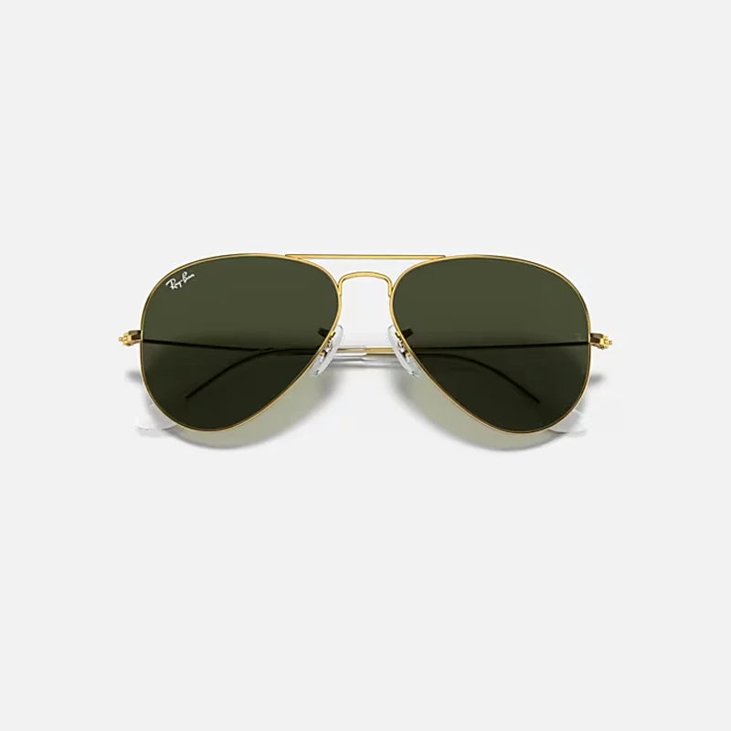 Rayban original Classic 3025 Aviator Pilot Shaped Gradient Sunglasses with Glass Lenses Unisex Eyewear in box