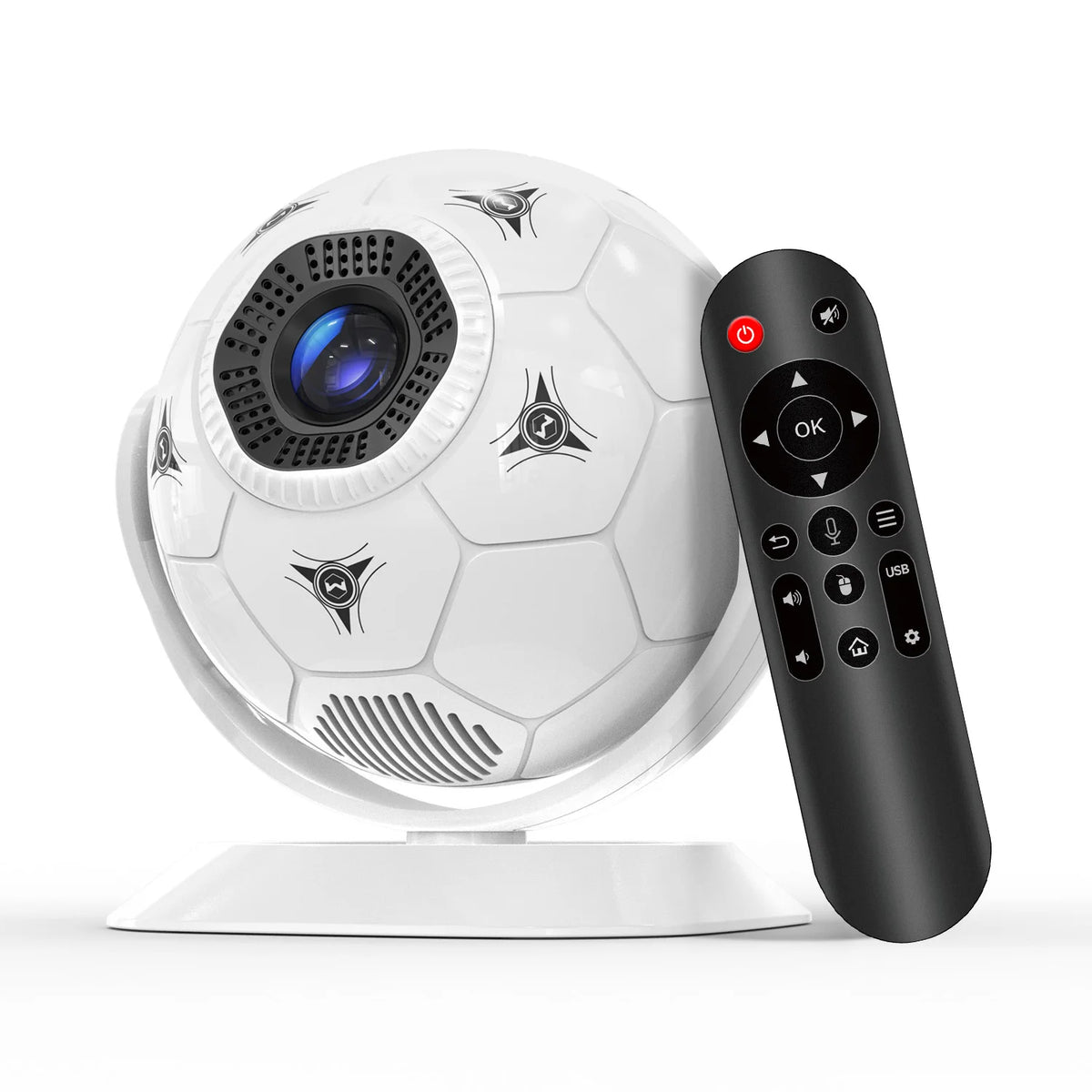 Magcubic HY300F Projector Creative Football Styliny Android 14 8K Projectors 300Ansi MINI Projector LED Wifi6 BT5.4 Home Theater