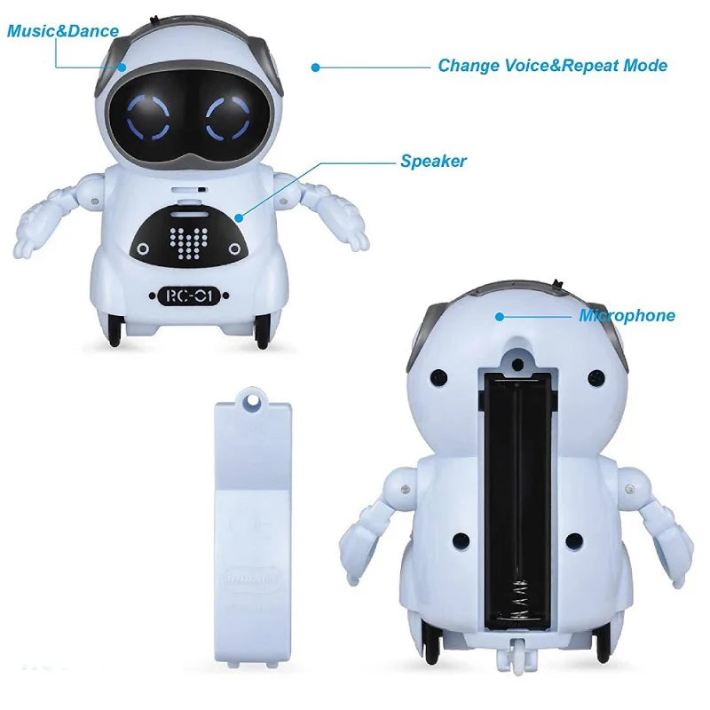 Talking Robot Interactive Dialogue, Voice Recognition Recording, Singing Dancing Storytelling, Mini Smart Early Education Robot.